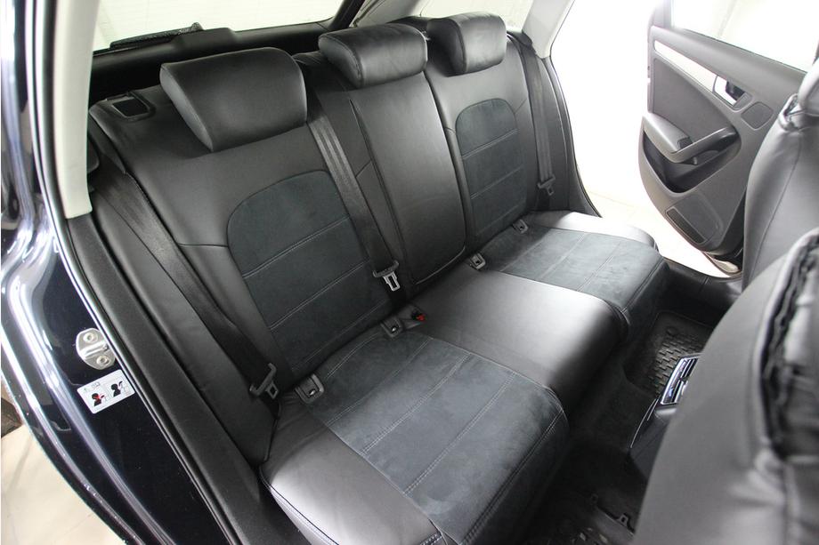 Audi A4 B8 2007–2015 Sätesskydd i konstläder+tyg+Alcantara Antara A001 (komplett sats för hela kupén) Image