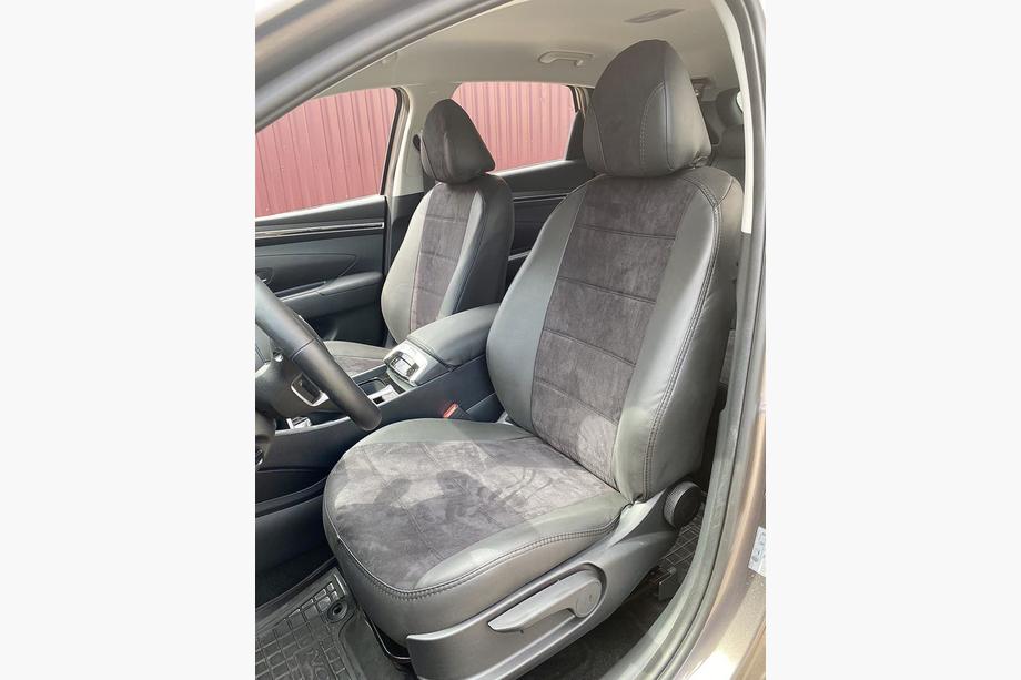 Hyundai Tucson NX4 2021– Sätesskydd i konstläder+tyg+Alcantara Antara A001 (komplett sats för hela kupén) Image