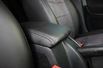 Skoda Octavia II A5 2006–2010 Sätesskydd i konstläder+tyg+Alcantara Antara A001 (komplett sats för hela kupén) foto 10
