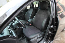 Skoda Octavia III A7 2013–2019 Sätesskydd i konstläder+tyg+Alcantara Antara A001 (komplett sats för hela kupén) foto 4