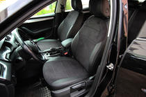 Skoda Octavia III A7 2013–2019 Sätesskydd i konstläder+tyg+Alcantara Antara A001 (komplett sats för hela kupén) foto 16