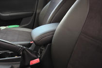 Skoda Octavia III A7 2013–2019 Sätesskydd i konstläder+tyg+Alcantara Antara A001 (komplett sats för hela kupén) foto 10