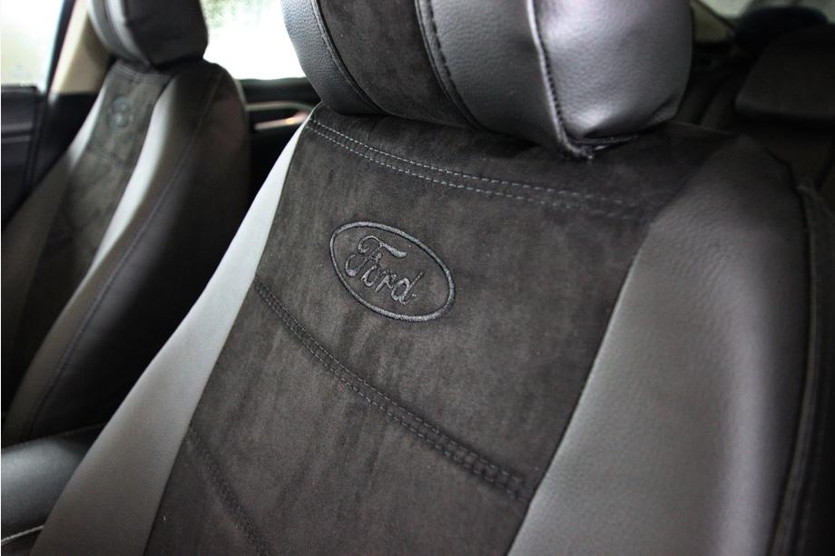 Ford Fusion 2012–2020 Sätesskydd i konstläder+tyg+Alcantara Antara A001 (komplett sats för hela kupén) Foto 4