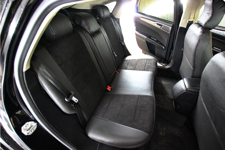 Ford Fusion 2012–2020 Sätesskydd i konstläder+tyg+Alcantara Antara A001 (komplett sats för hela kupén) Foto 2