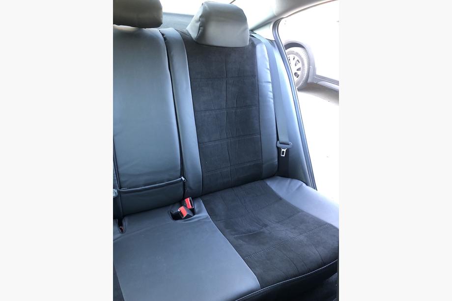 Hyundai Elantra (AD) 2015–2020 Sätesskydd i konstläder+tyg+Alcantara Antara A001 (komplett sats för hela kupén) Foto 2