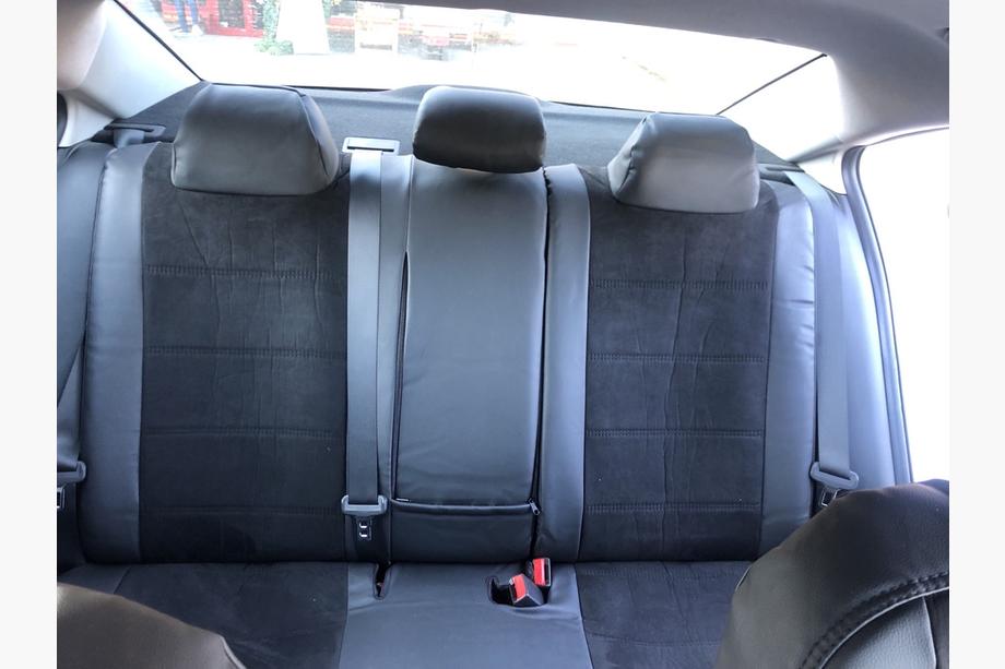 Hyundai Elantra (AD) 2015–2020 Sätesskydd i konstläder+tyg+Alcantara Antara A001 (komplett sats för hela kupén) Foto 4