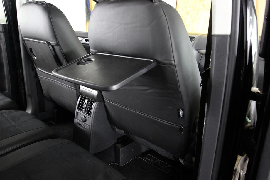 Volkswagen Touran 2003–2010 Sätesskydd i konstläder+tyg+Alcantara Antara A001 (komplett sats för hela kupén) Foto 15