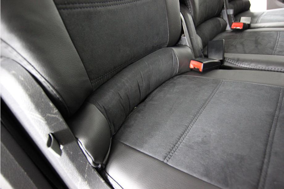 Volkswagen Touran 2003–2010 Sätesskydd i konstläder+tyg+Alcantara Antara A001 (komplett sats för hela kupén) Foto 4