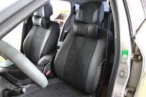 Renault Megane III 2009–2016 Sätesskydd i konstläder+tyg+Alcantara Antara A001 (komplett sats för hela kupén) foto 4