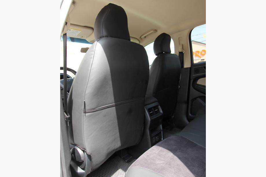 Ford Edge 2014–2024 Sätesskydd i konstläder+tyg+Alcantara Antara A001 (komplett sats för hela kupén) Foto 5