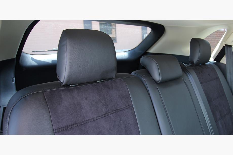 Ford Edge 2014–2024 Sätesskydd i konstläder+tyg+Alcantara Antara A001 (komplett sats för hela kupén) Foto 7