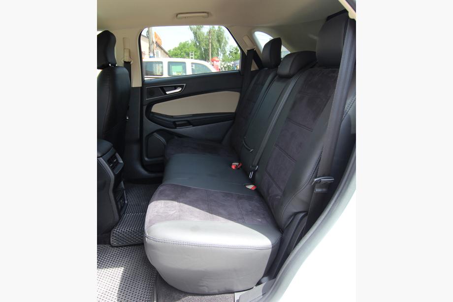 Ford Edge 2014–2024 Sätesskydd i konstläder+tyg+Alcantara Antara A001 (komplett sats för hela kupén) Foto 4