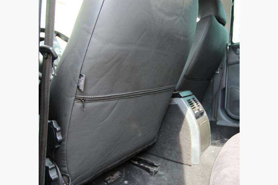 Skoda Octavia II A5 2010–2013 Sätesskydd i konstläder+tyg+Alcantara Antara A001 (komplett sats för hela kupén) Foto 3