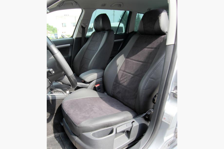 Skoda Octavia II A5 2010–2013 Sätesskydd i konstläder+tyg+Alcantara Antara A001 (komplett sats för hela kupén) Foto 12