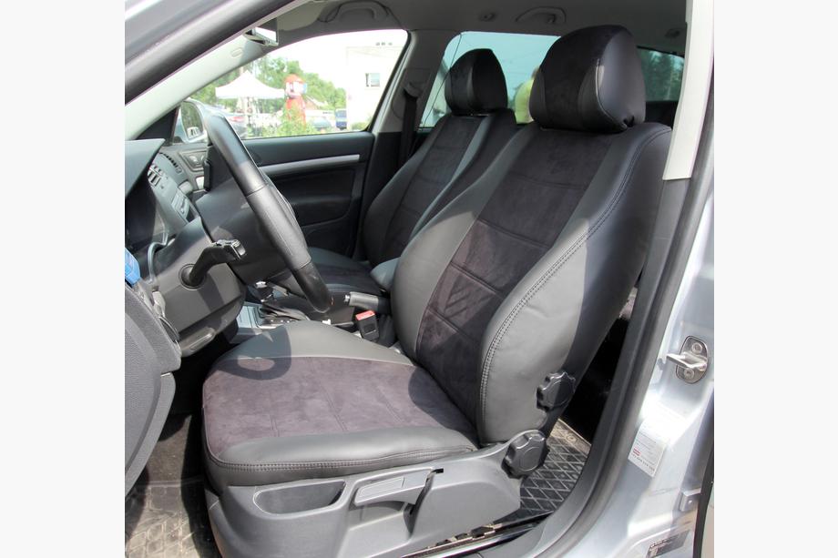 Skoda Octavia II A5 2010–2013 Sätesskydd i konstläder+tyg+Alcantara Antara A001 (komplett sats för hela kupén) Foto 15