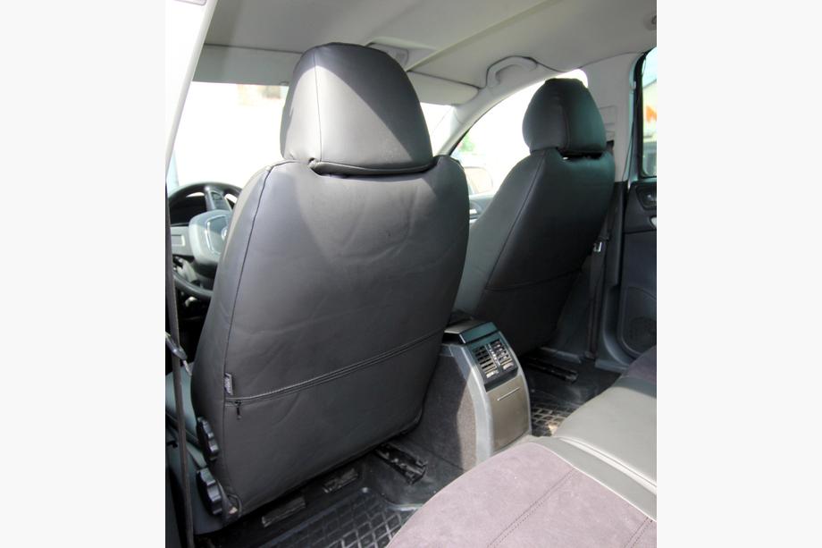 Skoda Octavia II A5 2010–2013 Sätesskydd i konstläder+tyg+Alcantara Antara A001 (komplett sats för hela kupén) Foto 16