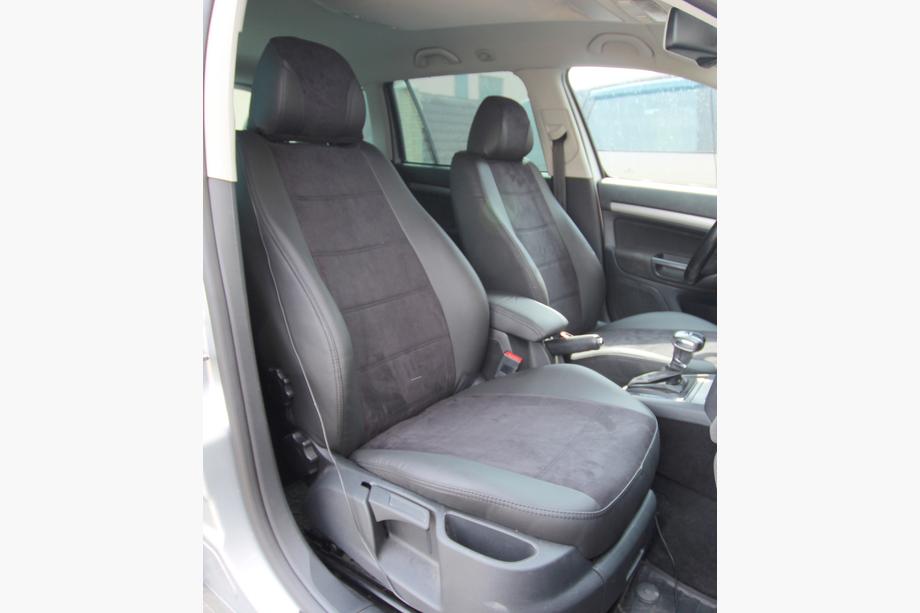 Skoda Octavia II A5 2010–2013 Sätesskydd i konstläder+tyg+Alcantara Antara A001 (komplett sats för hela kupén) Foto 18