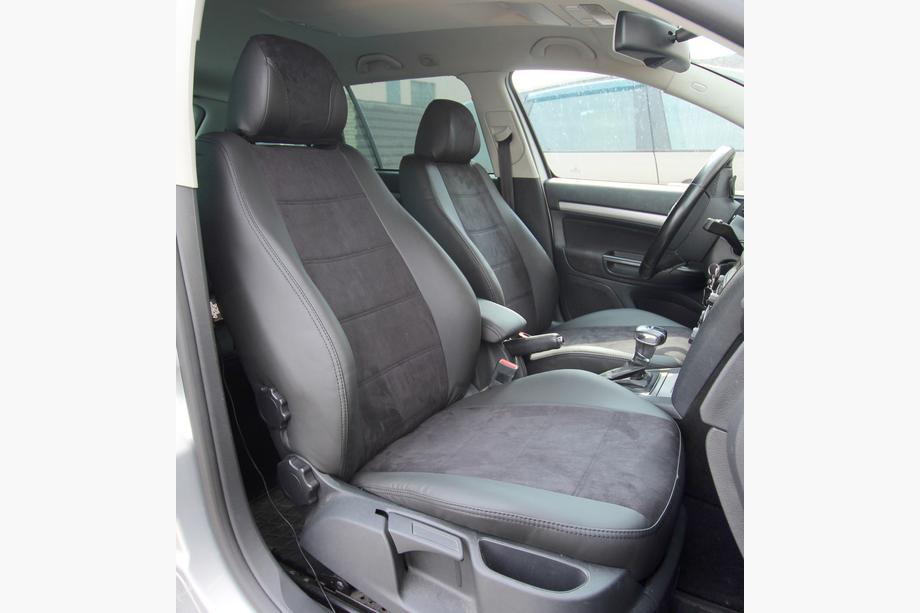 Skoda Octavia II A5 2010–2013 Sätesskydd i konstläder+tyg+Alcantara Antara A001 (komplett sats för hela kupén) Foto 20