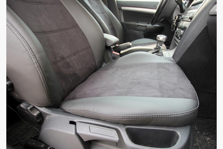 Skoda Octavia II A5 2010–2013 Sätesskydd i konstläder+tyg+Alcantara Antara A001 (komplett sats för hela kupén) Foto 22