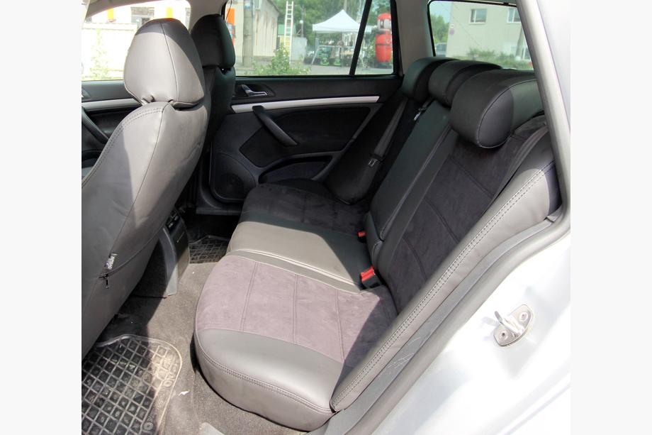 Skoda Octavia II A5 2010–2013 Sätesskydd i konstläder+tyg+Alcantara Antara A001 (komplett sats för hela kupén) Foto 9