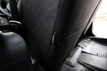 Mercedes Citan 2013–2021 Sätesskydd i konstläder+tyg+Alcantara Antara A001 (komplett sats för hela kupén) foto 2