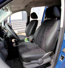 Volkswagen Caddy 2010–2015 Sätesöverdrag i konstläder + tyg + alcantara Antara A001b (komplett set för hela kupén) foto 11