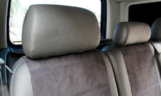Volkswagen Caddy 2010–2015 Sätesöverdrag i konstläder + tyg + alcantara Antara A001b (komplett set för hela kupén) foto 14