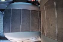 Ford Focus III 2011–2017 Bilklädslar i ekoläder+tyg+antara Antara A001g (komplett kupésats) foto 12