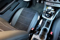 Ford Focus III 2011–2017 Bilklädslar i ekoläder+tyg+antara Antara A001g (komplett kupésats) foto 10