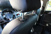 Ford Focus III 2011–2017 Bilklädslar i ekoläder+tyg+antara Antara A001g (komplett kupésats) foto 14