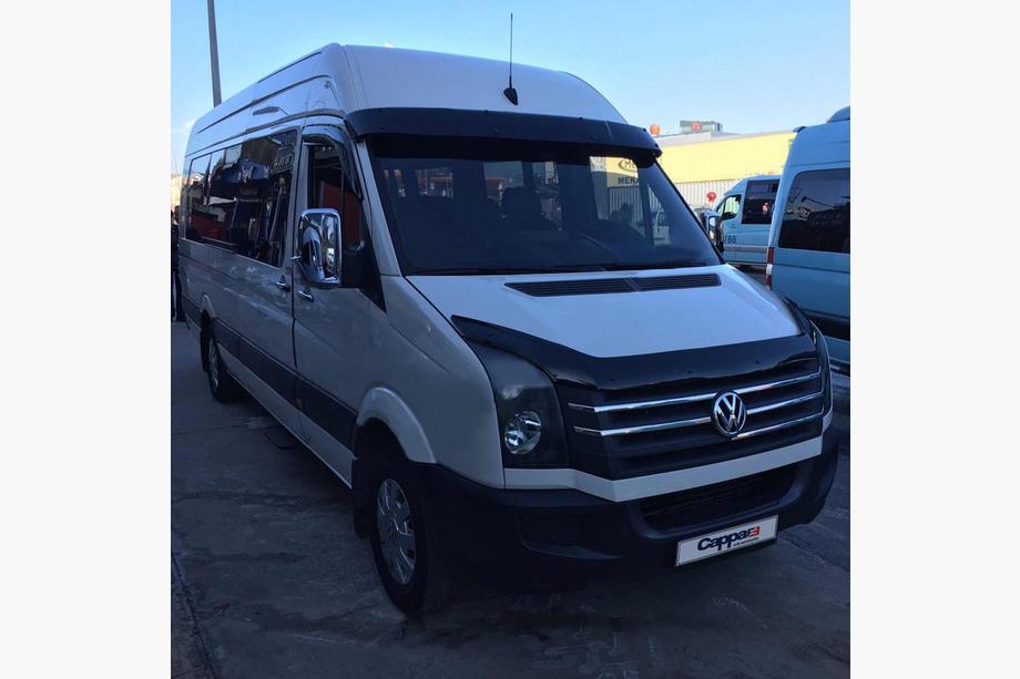Mercedes Sprinter W906 2006–2018 Solskärm för vindruta med ram V2 (svart blank, 5 mm) Foto 9