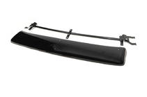 Isuzu D-Max 2011–2019 Vindrutesolskärm på ram V1 (svart högglans, 5 mm) foto 2