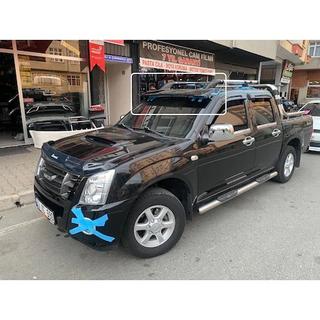 Vindrutesolskärm på ram V1 (svart högglans, 5 mm) Isuzu D-Max 2011–2019 foto 1