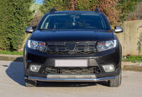 Renault Sandero 2013–2022 Frontbåge Texas (60 mm, rostfritt) foto 1