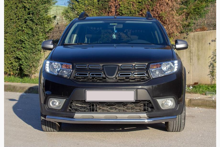 Renault Sandero 2013–2022 Frontbåge Texas (60 mm, rostfritt) Image