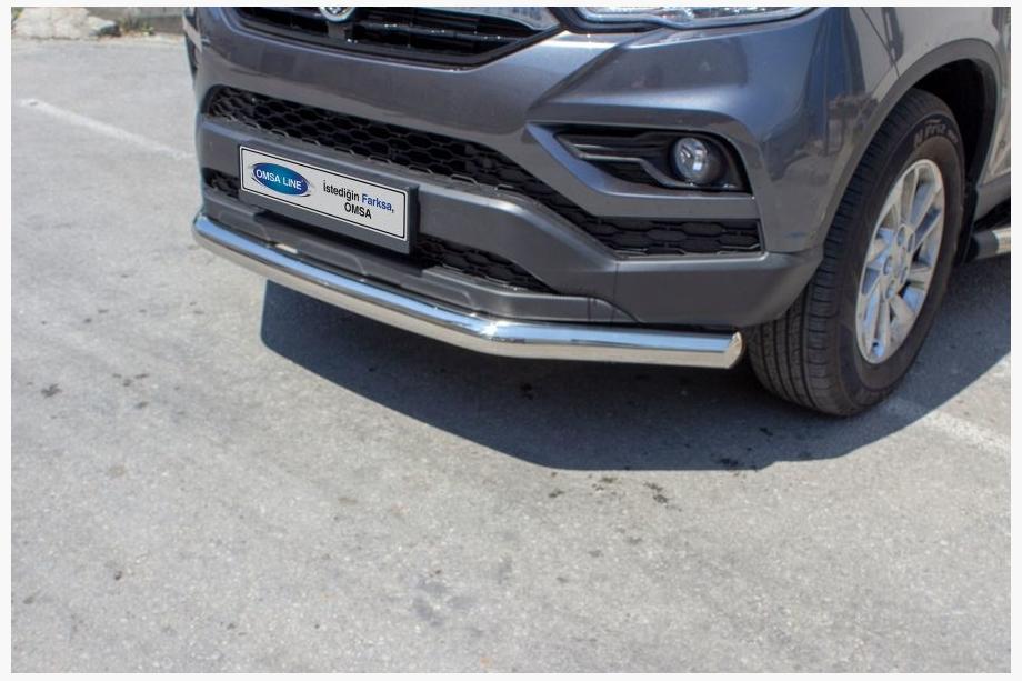 SsangYong Musso II 2018– Frontbåge Texas (76 mm, rostfritt stål) Image
