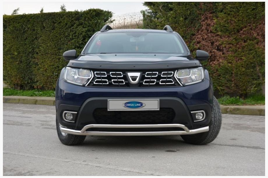 Renault Duster 2018–2024 Frontskyddsbåge Vegas (60/42 mm, rostfritt stål) Image