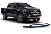 Mercedes X class 2017–2020 Dubbel frontbåge Vegas (svart, 76 mm) foto 2