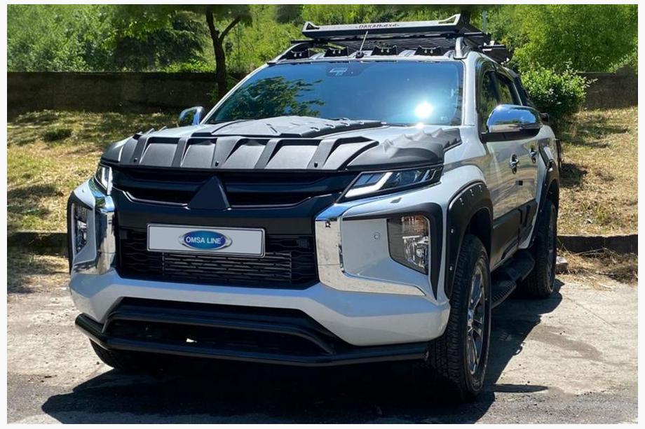 Mitsubishi L200 2015–2024 Dubbel frontbåge Vegas 2019+ (svart, 76 mm) Image