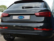 Audi Q3 2011–2019 Kromlist ovanför registreringsskylten (rostfritt stål) foto 1