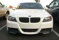 BMW 3-serie E90/E91 2005–2011 DPT frontläpp-flaps (för E90 M-Sport 2005-2008, blanksvart, 2 st) foto 3