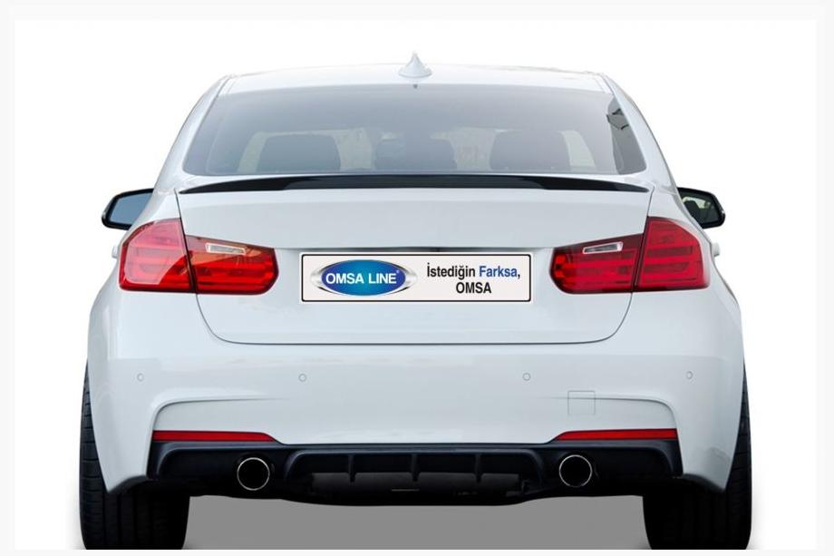 BMW 3-serien F30/F31 2012–2019 M-Perf bakspoiler (OmsaLine, för lackering) Foto 1