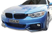 BMW 4-serie F32/F33/F36 2012–2020 Frontspoilerläpp Flap (för M-Sport, svart) foto 1