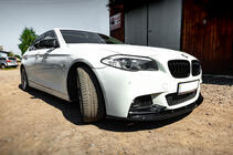 BMW 5-serien F10/F11 2010–2016 Frontläpp till främre stötfångare OmsaLine (svart) foto 7