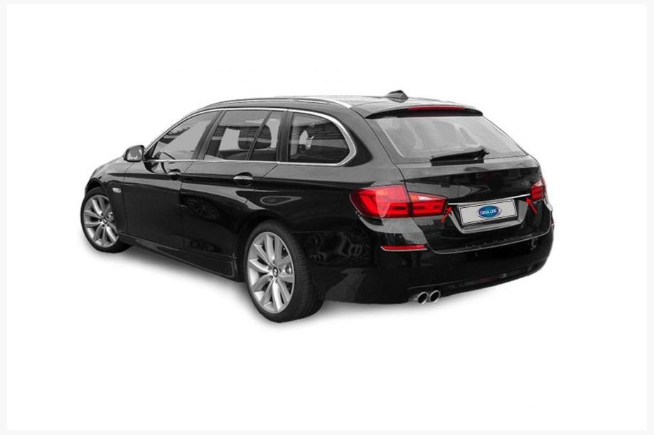 BMW 5-serien F10/F11 2010–2016 List ovanför registreringsskylt SW (rostfri) Foto 1
