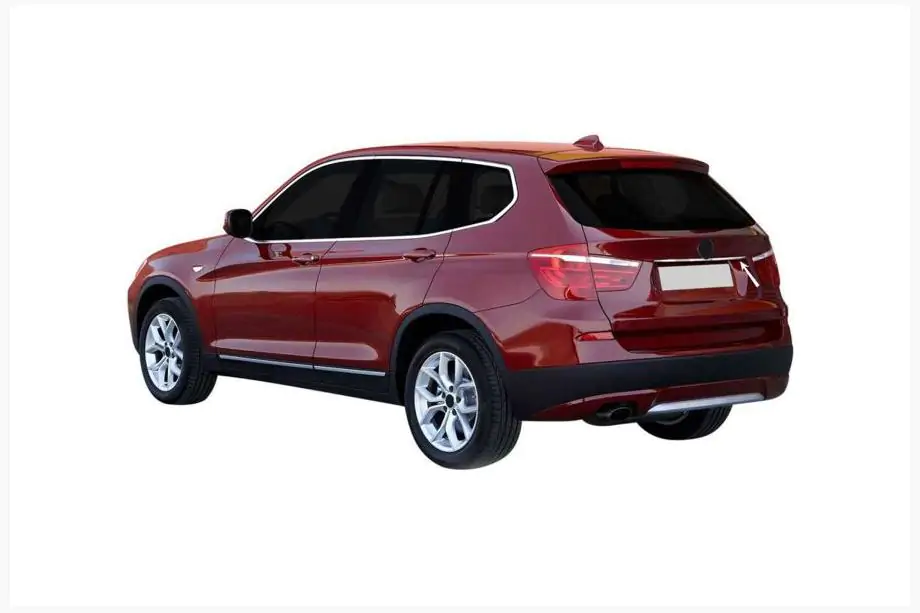 BMW X3 F25 2011–2018 Rostfri list ovanför registreringsskylten Image