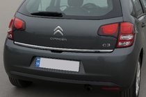 Citroen C-3 2009–2016 Kromlist nedre kant baklucka OmsaLine (rostfritt stål) foto 1