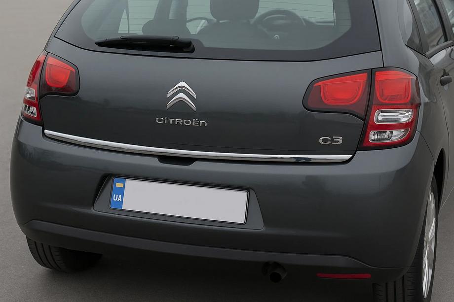 Citroen C-3 2009–2016 Kromlist nedre kant baklucka OmsaLine (rostfritt stål) Image