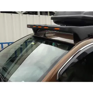 Vindrutevisir V1 (LED, matt svart) Dacia Duster 2008–2018 foto 1