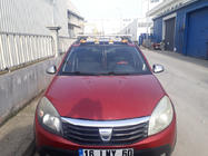 Dacia Sandero 2007–2013 Solskärm för vindruta (LED, matt svart) foto 2